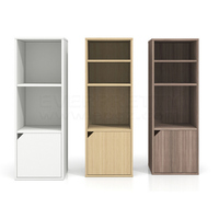 Mobilier de bureau Rangement de fichiers Bureau en bois moderne Fond de bureau Bibliothèque avec étagère