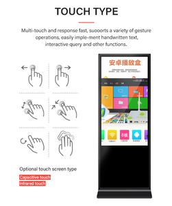 Giao Hàng Miễn Phí Màn Hình Chữ Số Trong Nhà Giá Đỡ Sàn TV Biển Báo Kỹ Thuật Số Kiosk Máy Phát Quảng Cáo LCD 55 Inch - Product Image 5