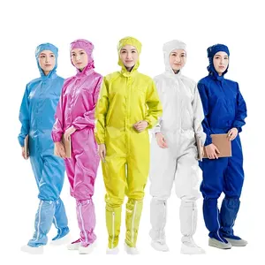 GÜSCHE Polyester-Arbeiteruniform staubfrei antistatische ESD-Bekleidung Überzug