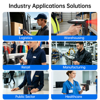 Ordinateur portable robuste étanche YGF Android 14, écran tactile de 5,5 pouces, PDA avec NFC RFID, scanner de code-barres 2D, 4G LTE WIFI GPS