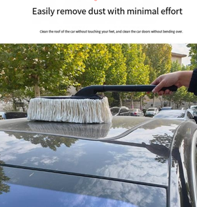 Cepillo de <span class=keywords><strong>cera</strong></span> de hilo de algodón telescópico, cepillos de lavado de coches para eliminación de polvo, pulido para <span class=keywords><strong>limpieza</strong></span> de coches - Product Image 5