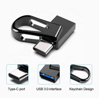 Option de couleur noir argenté Logo personnalisé en métal SSD Clé USB pour les besoins de stockage de documents volumineux