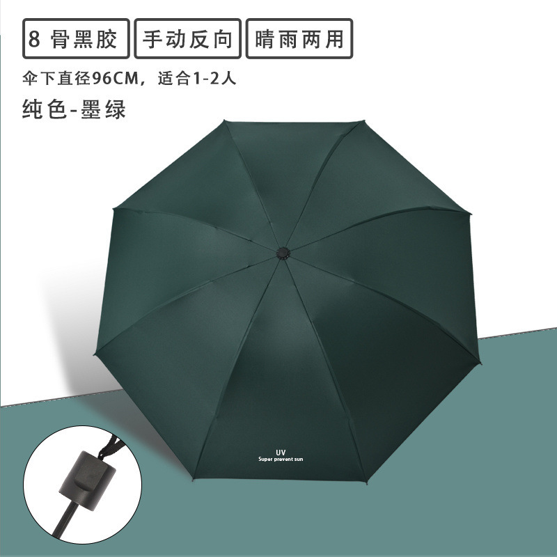 [Manual] 8-ribbed black vinyl dark green (UV version)