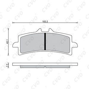 Plaquettes de frein à disque pour moto KAWASAKI KX65 BMW HP4 <span class=keywords><strong>SUZUKI</strong></span> GSXR600/GSX-S 1300 Honda <span class=keywords><strong>CBR</strong></span> <span class=keywords><strong>1000</strong></span> RRA FA447 - Product Image 5