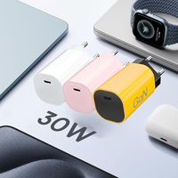 Adaptateur mural de charge rapide GaN III en gros, chargeurs de téléphone portable Type C 30W, bloc de chargeur USB-C pour la maison et les voyages, usine OEM