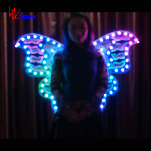 Ailes de papillon LED lumineuses pour femmes, <span class=keywords><strong>costume</strong></span> de fée, spectacle de danse sur scène, festival, rave party, cosplay, carnaval - Product Image 2