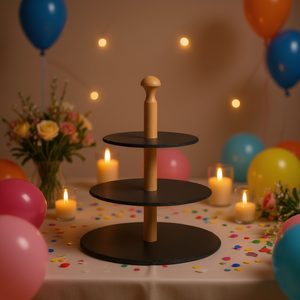 KESPER <b>Slate</b> 3-Tier Stand For Party Tableware And Decorations - Product Image 3