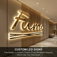 Lettres en métal 3D LED, lettres en relief LED, logo d'entreprise personnalisé, enseigne murale extérieure, enseigne LED pour salon de beauté, enseigne pour entreprise