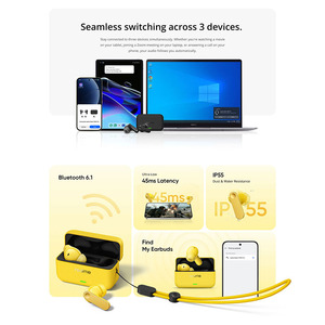 หูฟังไร้สาย Realme Buds T500 Pro ไดรเวอร์ไดนามิกขนาด 12.4 มม. พร้อมไดอะแฟรมไทเทเนียม ระบบเบสบูสต์ - Product Image 5