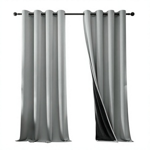 Cortinas Modernas para Ventanas de Dormitorio para Todas las Estaciones, Tela de 300 g/m², Tamaños Personalizados, Ahorro de Energía, Aislamiento Acústico, Cortinas Opacas - Product Image 1