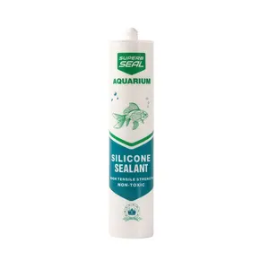 Mastic silicone pour aquarium 280ml clair sista