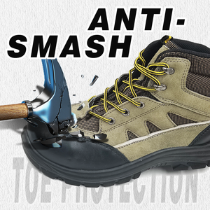 Botas de trabajo de cuero sueco de alta calidad, zapatos de trabajo con punta de acero antigolpes, botas de seguridad de trabajo Industrial para construcción de invierno - Product Image 5