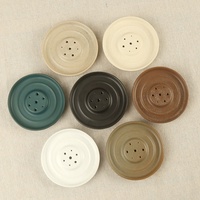 Porte-encens miniature en céramique artisanale chinoise, élégant, pour la maison, le bureau, le yoga, la méditation
