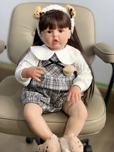 ผ้าเปลี่ยนแสร้งทำเป็นเกมน่ารักตุ๊กตาที่ถูกต้องทางกายวิภาคทารกเกิดใหม่ที่สมจริง3D ตุ๊กตาผิวสำหรับเด็ก - Product Image 2