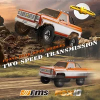 FMS 1/10 K5 Fcx Series Nuevo Auto RC de Escalada con Control Remoto, Tracción en las 4 Ruedas y Velocidad Variable