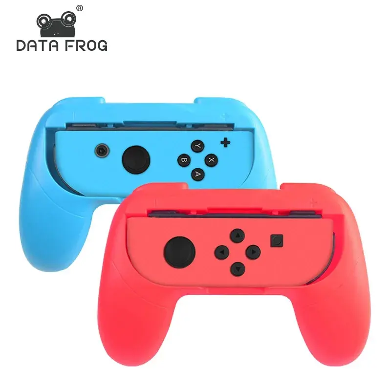 DATA FROG 2 PCS Left+Right Joy-con Bracket Blue-Red For Nintendo Switch Controller Holder For Switch OLED Game Accessories