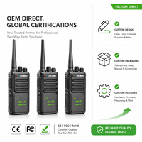 Radio marine professionnelle XUNLIBAO IP68 étanche, OEM ODM, logo personnalisé, F1880 VHF UHF double bande, talkie-walkie analogique portable