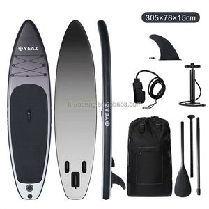 Planche de SUP <span class=keywords><strong>gonflable</strong></span> tout-terrain noire et orange OEM - Product Image 2