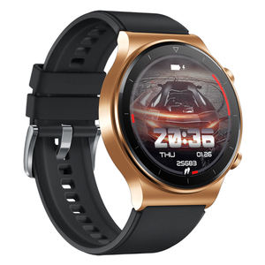 뉴스 모델 스포츠 스마트 시계 가죽 밴드 IPS 디스플레이 다국어 지원 수면 추적기 남성용 심박수 감지 전화 - Product Image 4