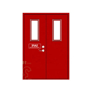 Çelik yangına dayanıklı kapı evler ve binalar için acil çıkış 1 saat panik <span class=keywords><strong>bar</strong></span> yangın anma çelik kapılar - Product Image 1