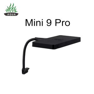 Lampe LED pour aquarium WEEK AQUA <span class=keywords><strong>Mini9</strong></span> Pro, RGB+UV, spectre complet, fixation magnétique, contrôle par application Bluetooth, 9W, pour aquarium de 20-30 cm - Product Image 1