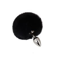 Plug anal en forme de queue de lapin, petit plug anal en métal, plug anal en acier inoxydable, entraîneur de dilatation, jouets sexuels anaux pour adultes
