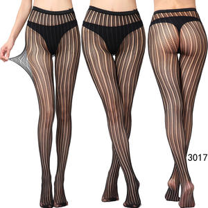 Collants résille Sexy pour femmes collants collants dentelle évider bas collants Transparent antibactérien respirant tailles étendues - Product Image 4