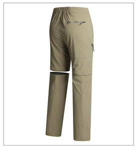 <span class=keywords><strong>Pantalon</strong></span> de randonnée respirant à séchage rapide pour hommes pour les activités de plein air jambe détachable multi-poches <span class=keywords><strong>pantalon</strong></span> d'<span class=keywords><strong>alpinisme</strong></span> droit moyen - Product Image 5