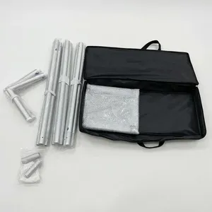Металлическая арка-стойка для воздушных шаров 8x7.5 футов, сверхпрочная, с трубчатым каркасом 32 мм и тканевым покрытием, для свадеб, дней рождения, детских праздников, в качестве фона - Product Image 4