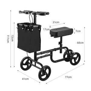 足の怪我をした患者の術後リハビリトレーニング用補助歩行四輪バイク、リハビリ自転車、片足用バイク - Product Image 4