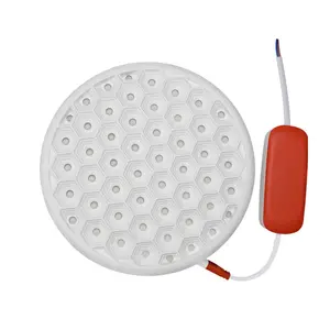 Wholesale Factory Price Honeycomb round flat surface super bright Ceiling ed Panel Light