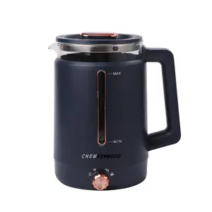 Fábrica Por Atacado Portátil Água Tea Pot chaleira elétrica vidro sem fio com chaleira digital parede dupla