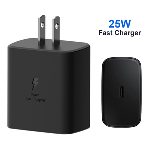 Cargadores y Adaptadores de Alta Calidad para <span class=keywords><strong>Samsung</strong></span> S25 Ultra, <span class=keywords><strong>Cargador</strong></span> S23 S24 de 45W <span class=keywords><strong>25W</strong></span>, Carga Rápida, Estándar Estadounidense - Product Image 1