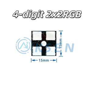 AI-KSEN 4/16/25/64/100/256บิต WS2812 5050/2020 RGB LED ที่มีไฟไดรเวอร์สีเต็มรูปแบบในตัว - Product Image 2