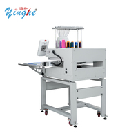 Machine à broder Yinghe à tête unique pour casquettes et monogrammes, avec une zone de broderie plus grande de 500x800 mm, machine à broder pour t-shirts