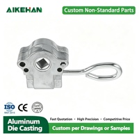Pièces de quincaillerie OEM pour pergola, fixation à cliquet pour auvent en aluminium moulé sur mesure