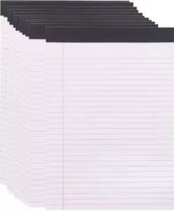 Blocs-notes 8,5 x 11,75 à lignes larges, format <span class=keywords><strong>lettre</strong></span>, imprimés, blancs, 50 feuilles par bloc, reliure à feuilles mobiles, papier offset - Product Image 2