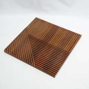 <span class=keywords><strong>Ce</strong></span> <span class=keywords><strong>Mark</strong></span> 3D khắc Polyester fiber Acoustic Bảng điều chỉnh thân thiện với môi Acoustic tường Bảng điều chỉnh - Product Image 1