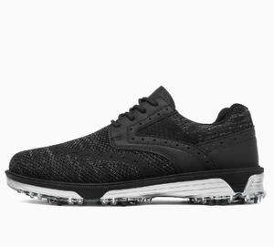 Zapatos de Golf con Tacos para Hombre, Diseño OEM Personalizado, Profesionales, Nuevos, Impermeables, con Forro de Malla, para Todas las Estaciones - Product Image 1