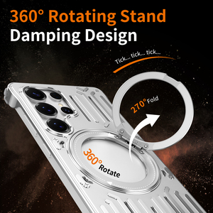Dropshipping borderkess แม่เหล็ก360 ° กลวงเคสโทรศัพท์โลหะสำหรับซัมซุง S26 S25 S24 S23ultra ฝาครอบอลูมิเนียม - Product Image 3