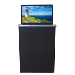 เครื่องยกห้องประชุมจอมอนิเตอร์อุปกรณ์คอมพิวเตอร์ระบบการประชุมพร้อมจอ LCD - Product Image 2