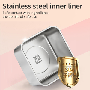 Boîte à lunch thermique en acier inoxydable blanc <span class=keywords><strong>de</strong></span> haute qualité, grande capacité, électrique, portable, chauffante, <span class=keywords><strong>pour</strong></span> <span class=keywords><strong>adultes</strong></span> - Product Image 6