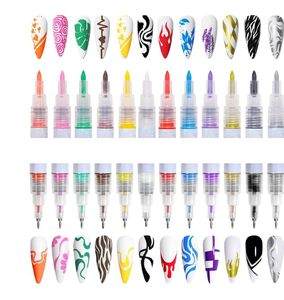 Stylo à Ongles Prix Usine en Gros, Pointe Importée Premium 0,7 mm, Stylo Nail Art Longue Durée Sûr pour le Nail Art et le Graffiti Professionnel - Product Image 4