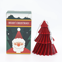 Lilin Aromaterapi Beraroma Lilin Kedelai Buatan Tangan Grosir Bentuk Pohon Natal, Set Hadiah Aroma Kustom