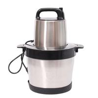 Picadora de Carne Eléctrica de Acero Inoxidable de 6L, 1000W, Nivel 3 de Eficiencia Energética, Procesador de Alimentos de Gran Capacidad para el Hogar, Doble Mezcla