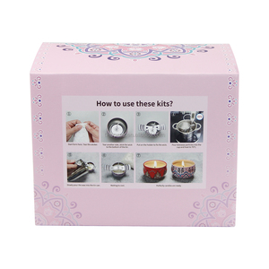<span class=keywords><strong>Kit</strong></span> complet de fabrication de <span class=keywords><strong>bougies</strong></span> avec fondoir à cire Fournitures de bricolage Cadeau artisanal - Product Image 5