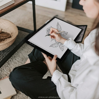 Tablette lumineuse LED A4 rechargeable avec batterie intégrée, intensité réglable, support magnétique pour papier, CE FCC