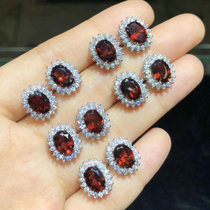 สร้อยคอเงินแท้ 925 ประดับโอปอลธรรมชาติ สร้อยคอเงินประดับพลอยโอปอลเจียระไน สร้อยคอโทแพซสีน้ำเงิน - Product Image 6