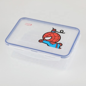 Lots de liquidation : Contenants alimentaires en <span class=keywords><strong>plastique</strong></span> écologiques à motifs de dessins animés avec couvercle, compatibles micro-ondes, étanches, organisateurs de réfrigérateur - Product Image 3