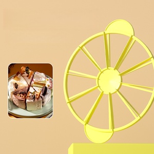 Cortador de Tartas y Cheesecakes Reutilizable de Grado Alimenticio, de PP, Fácil de Usar, para 10 o 12 Rebanadas, Redondo, de Plástico, Marcador de Porciones - Product Image 4